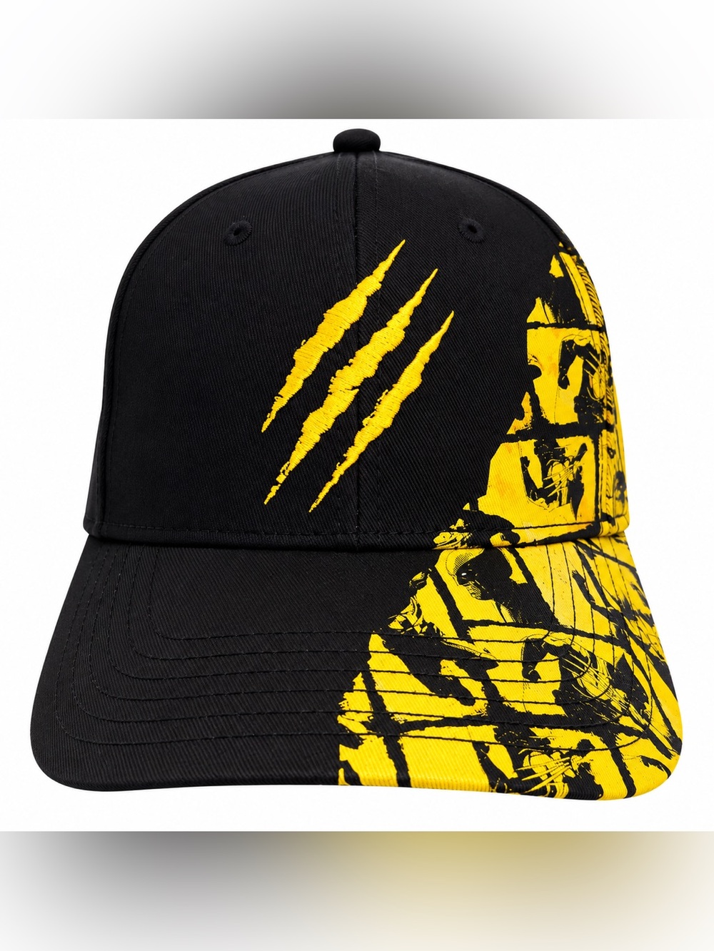 PlayStation x Wolverine Black & Yellow Graphic Cap Official Merch